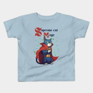 Supreme cat mage Kids T-Shirt